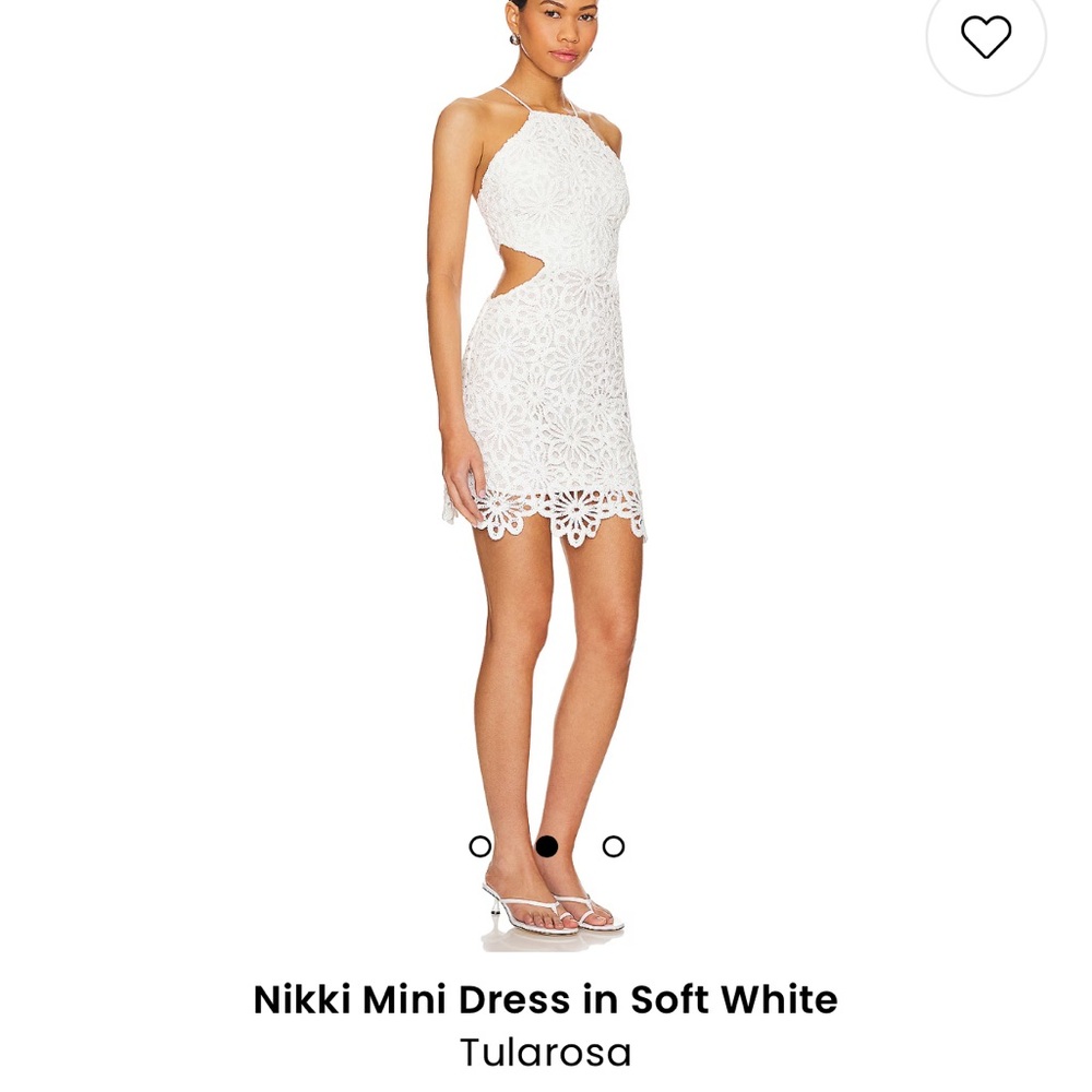 Tularosa white lace dress